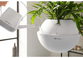 LECHUZA Hangplantenbak BOLA Color 23 ALL-IN-ONE wit