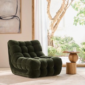 Fauteuil met fluwelen bekleding, Jud