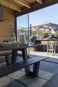 Bellagio Cavoli picknicktafel 220x85x74cm