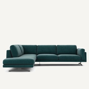 Hoekbank fluweel, César