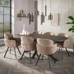 Draaibare Eetkamerstoel Mocca