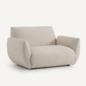 Fauteuil in canvas stof, Spogano