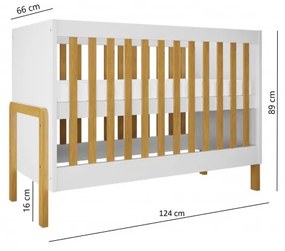 Zuigeling Kinderbed Billie - Voor baby's Pasgeborenen 5059914029237 Children's Beds Home, Matras van schuim/latex van 10 cm Children's Beds Home Mengs