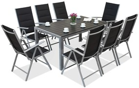 Polywood Verona aluminium tuinset voor 8 personen Tuinpunt