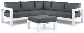 Hoek loungeset 5 personen Aluminium Wit Lifestyle Garden Furniture Luca