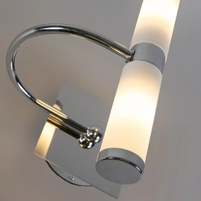 Klassieke badkamer wandlamp chroom IP44 2-lichts - Bath Arc Design, Modern G9 IP44 Lamp