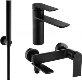 Mexen Zero R70 badkuipset, zwart - 71103R70-70