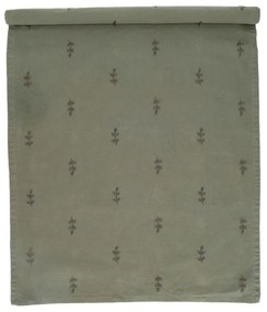 Tafelloper, GOTS bio-katoen, geborduurde takjes, 50 x 145 cm