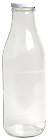 Melkfles, glas, 1 l