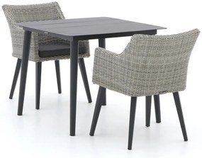 + 15% kassakorting | Diningset Manifesto | 2 personen | Tuinset aluminium | 3-delig | Kees Smit Tuinmeubelen
