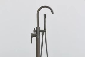 Saniclear Iron vrijstaande badkraan verouderd ijzer - gunmetal