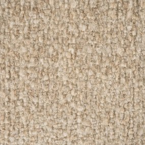 Ronde Fauteuil Draaibaar Boucle Beige