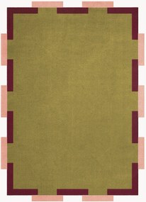 Handgetuft wollen vloerkleed Tekla Fregio