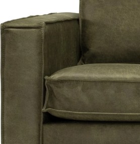 Fauteuil - Riverdance - leer Dalton groen 14