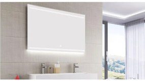 HR Badmeubelen Zeta 2.0 Spiegel - 120x70cm - LED - dotless indirecte verlichting boven onder - touch sensor - traploos dimbaar - kleurtemperatuur in te stellen - spiegelverwarming 75820159