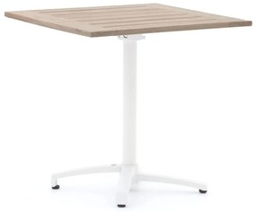 Inklapbare tafel Bellagio  | Vierkant  | Tuintafel Teakhout | 80x80cm | 2 personen | Kees Smit Tuinmeubelen