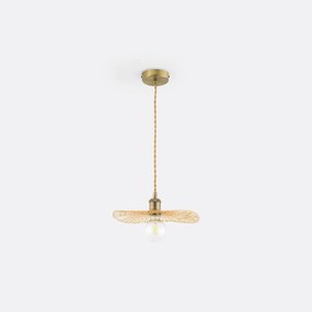 Luchtige hanglamp in bamboeØ30 cm, Ezia