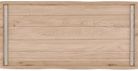 Goossens Eettafel Blade, Boomstamblad 180 x 90 cm 5 cm dik