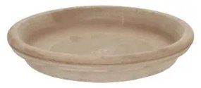 Bloempotschotel, terracotta, grijs,ø 19 cm