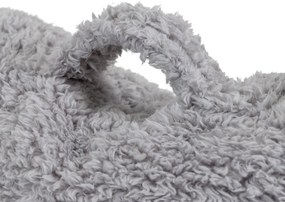 Teddy Fleece Chill Kussen - Grijs
