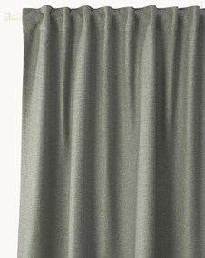 Ondoorzichtig gordijn Jensen met multiband, 2 stuks