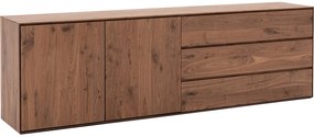 Goossens Excellent Dressoir Vic, 2 deuren 3 laden vsr breed 240 cm, staand