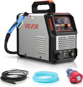 VEVOR Plasmasnijder, 60A plasmasnijmachine, IGBT inverter snijmachine met digitaal display, 2T/4T-functie en instelbare PA/PT-tijd voor industrieel gebruik (400V 3-fase)