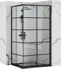 Rea Concept Zwart 80x100 douchewand