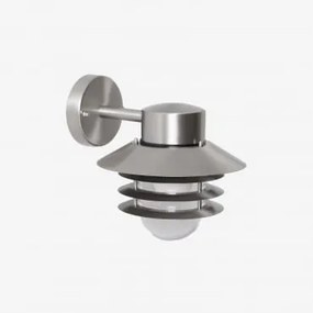 Uvona Rvs Buitenwandlamp Grijs – Chroom - Sklum