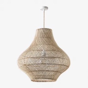 Magali Hanglamp Voor Aan Het Plafond Natuurlijk - Wit & Ø65 Cm - ↑60 Cm Magali - Sklum