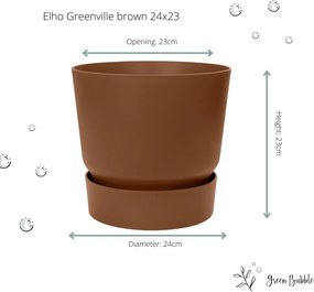 Pot Elho Greenville bruin