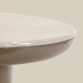 Salontafel Marmer Hoogglans Rond - 80 X 80cm.