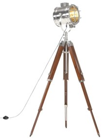vidaXL Vloerlamp driepoot 165 cm massief mangohout