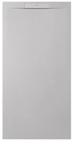 Zenon Essenza West Douchebak - 160x70cm - antislip - antibacterieel - mineraalmarmer - rechthoek - Ego wit SW1182593 / SW1212353