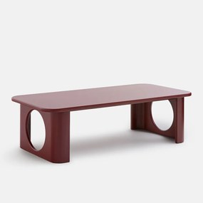 Salontafel met gebeeldhouwde poten, lengte 130 cm, MORTI