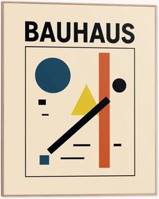 Ingelijste digitale print Bauhaus