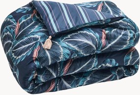 Katoenen satijnen deken Calathea