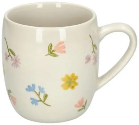 Theemok, steengoed, kleine bloemetjes,Ø 9,5 cm