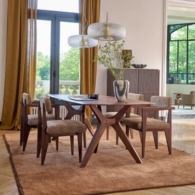Rechthoekige tafel in massief notenhout, Maricielo