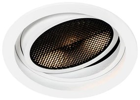 Moderne inbouwspot wit verstelbaar - Coop 111 Honey