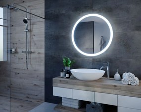 Ronde badkamerspiegel met LED verlichting C1