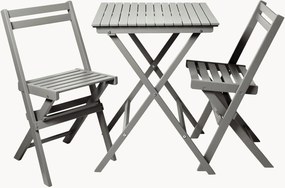 Inklapbare bistroset Tokyo van acaciahout, 3-delig