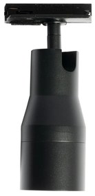 Moderne spot zwart voor railsysteem 1-fase  - Iconic Kohua