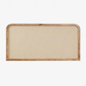 Abrams Hoofdeinde Van Mangohout, Mdf En Jute Mangohout & 150 Cm - Sklum