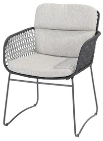 4 Seasons Outdoor Aprilla dining chair antraciet * Sale *      zwart weerbestendig