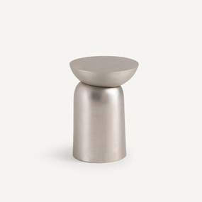 Bijzettafel in gegoten aluminium, Fraulino