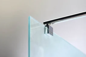Aqualine Pilot inloopdouche opaalglas 70x190cm chroom