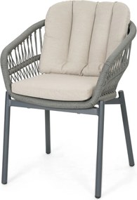 Tuinset 6 personen 220 cm Rope Grijs De Laan Projects