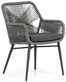 Tuinset 4 personen 180 cm Rope Grijs Lifestyle Garden Furniture Advance/Sophia