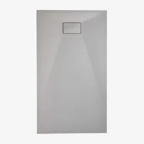 Rechthoekige Antislip En Extra Platte Smc-hars Douchebak Soho Grijs – Koel & 120 X 70 Cm - Sklum